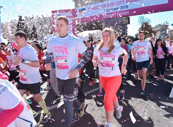 Участники благотворительной дистанции собрали 134 000 гривен на 9th Wizz Air Kyiv City Marathon